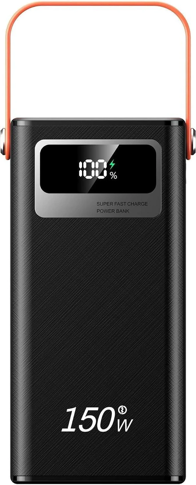Alt view image 3 of 6 - 100000mah Power Bank, 150W Fast Charging Portable Charger, with Built-in Cables, Rechargeable Portable Power Supply for Cell Phones, Random Color