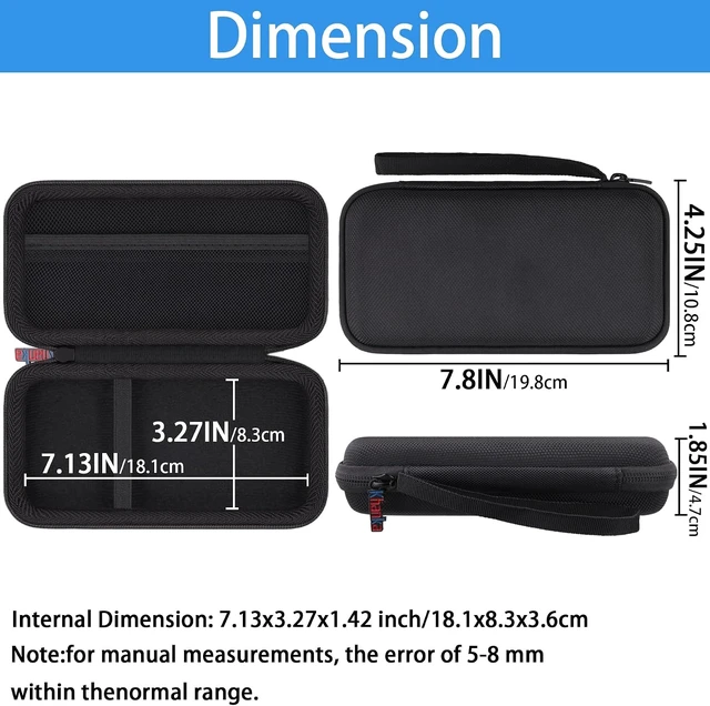 Alt view image 4 of 7 - khanka Case for Anker 20000mAh 87W Portable Charger Power Bank,Black