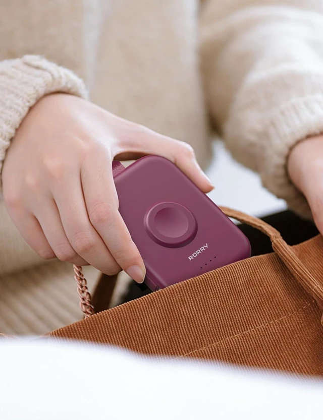 Alt view image 7 of 7 - RORRY CharmGo Portable Charger, 5000mAh Portable Charger Power Bank