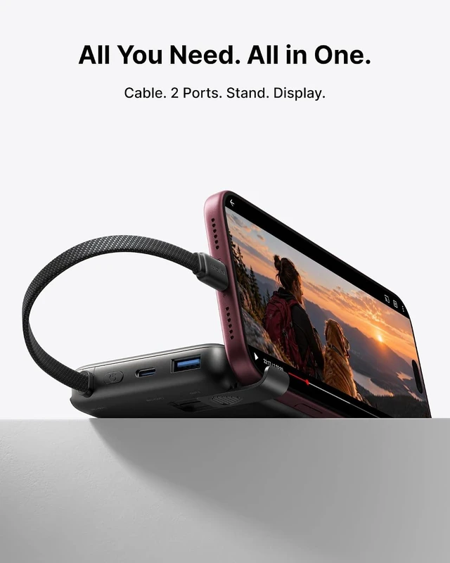 Alt view image 7 of 7 - INIU Portable Charger, Smaller 45W Fast Charging Power Bank, 10000mAh Black