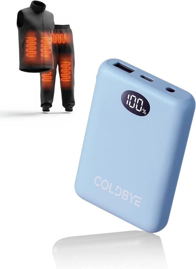 Main image of ColdBye Compact 10000mAh 7.4V Battery Pack for Heated Vest,Jacket
