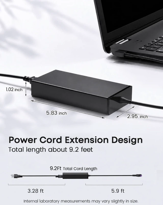 Alt view image 3 of 6 - 135W Charger Fit for Acer Nitro 5 V15 V16 PA-1131-16 PA-1131-26