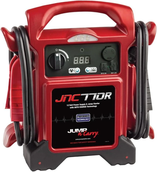 Main image of Clore Automotive Jump-N-Carry JNC770R 1700 Peak Amp Premium 12 Volt Jump Starter - Red