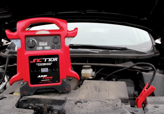 Alt view image 2 of 5 - Clore Automotive Jump-N-Carry JNC770R 1700 Peak Amp Premium 12 Volt Jump Starter - Red
