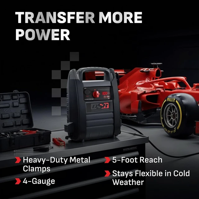 Alt view image 2 of 7 - Schumacher Electric Car Battery Jump Starter & Power Station, DSR165