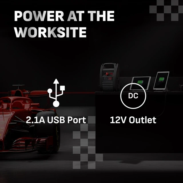 Alt view image 3 of 7 - Schumacher Electric Car Battery Jump Starter & Power Station, DSR165