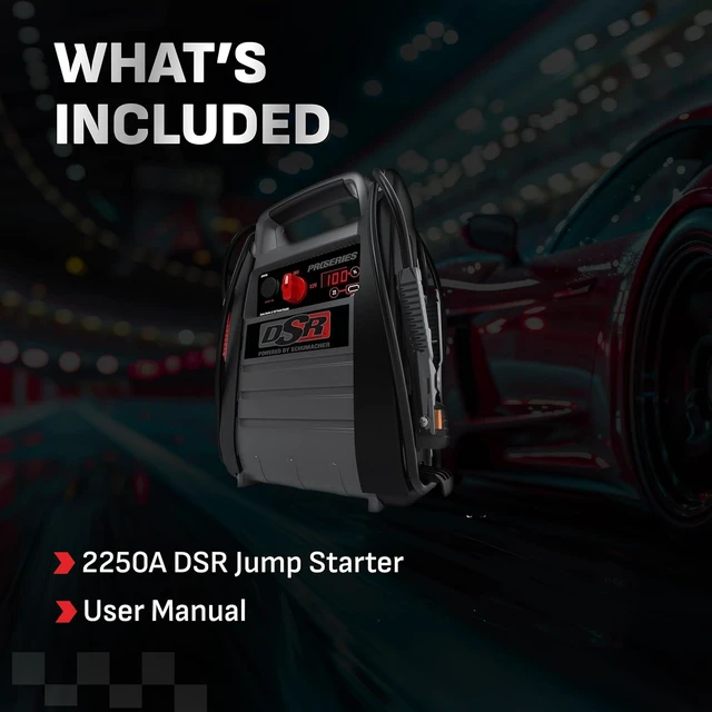 Alt view image 7 of 7 - Schumacher Electric Car Battery Jump Starter & Power Station, DSR165