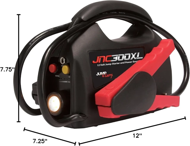 Alt view image 6 of 6 - Clore Automotive Jump-N-Carry JNC300XL 900 Peak Amp Jump Starter
