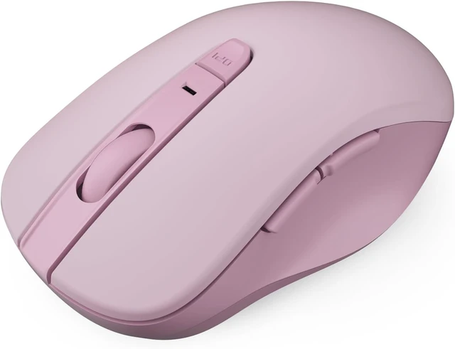 Main image of wegear WL300 Bluetooth Mouse Silent Wireless Mice, Quiet Click, Cordless Computer Mouse with 6 Buttons, Sculpted Grip, Adjustable DPI for Laptop, PC, Mac (Pink)