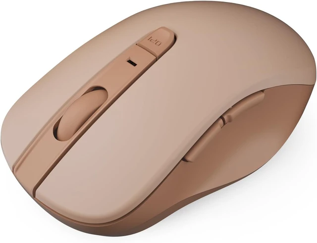 Main image of wegear WL300 Bluetooth Mouse Silent Wireless Mice, Quiet Click, Cordless Computer Mouse with 6 Buttons, Sculpted Grip, Adjustable DPI for Laptop, PC, Mac (Brown)