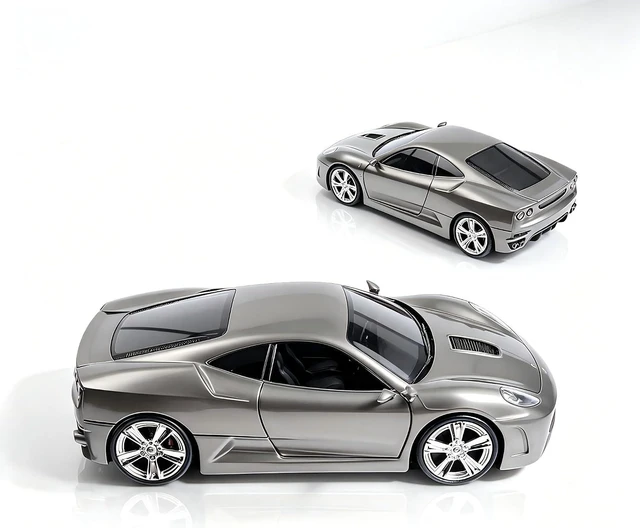 Main image of elec Space Wireless Mouse 2.4GHz Cool Sport Car Shape Wireless Mouse Optical Cordless Mice with USB Receiver for PC Laptop Computer 1600 DPI 3 Buttons (Gray)