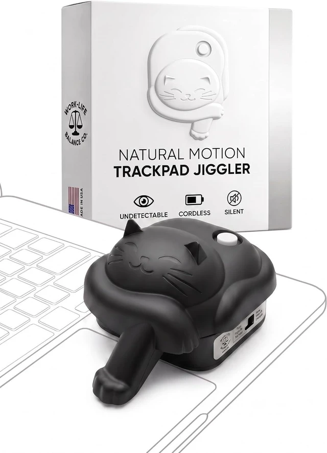 Main image of Trackpad Mouse Jiggler Made in USA Silent Undetectable Touchpad Mouse Mover