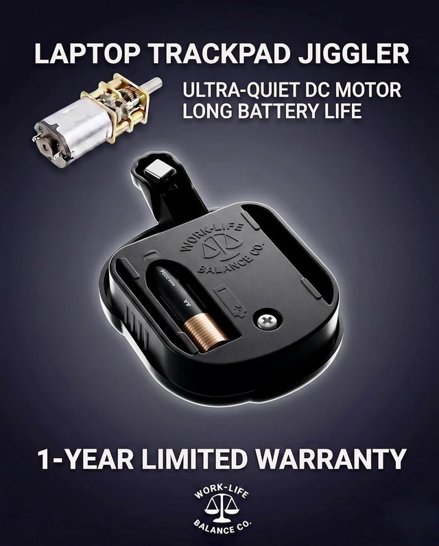 Alt view image 4 of 7 - Trackpad Mouse Jiggler Made in USA Silent Undetectable Touchpad Mouse Mover