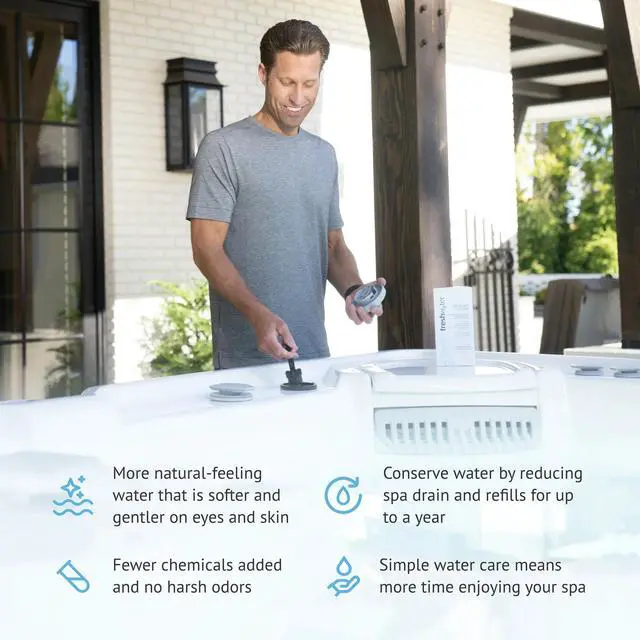 Alt view image 4 of 6 - 3 Pack FreshWater Salt System Cartridge Replacement for Hot Spring & Caldera Spa Salt Water System