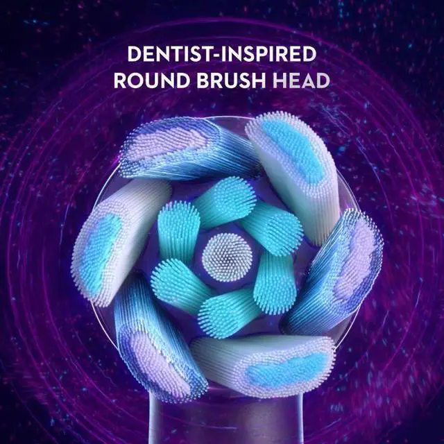 Alt view image 3 of 6 - Oral-B iO Ultimate Clean Replacement Brush Heads, 4 Count Black, Refills Only Compatible with Oral-B iO Series Electric Toothbrushes