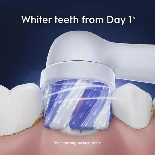 Alt view image 4 of 7 - Oral-B iO Radiant White Replacement Brush Heads, 4 Count White, Only Compatible with Oral-B iO Series Electric Toothbrushes