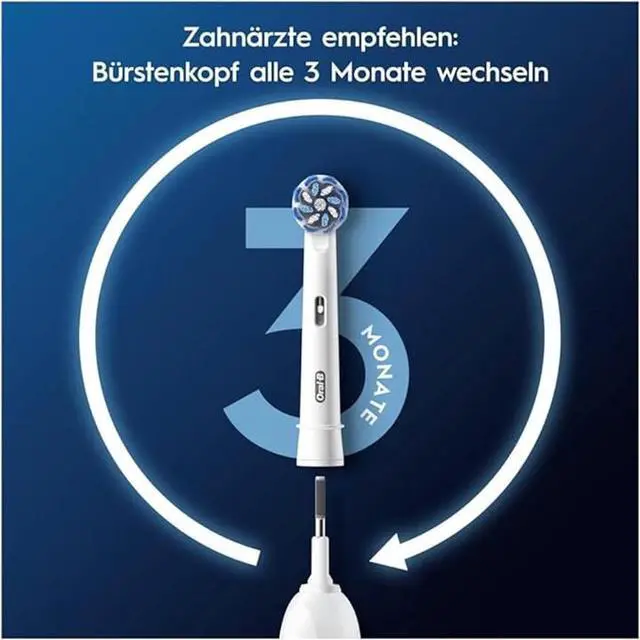 Alt view image 5 of 6 - Oral-B Pro Sensitive Clean Replacement Brush Heads, 8 Count, Compatible with All Rotating Oral-B Electric Toothbrushes Except iO Series
