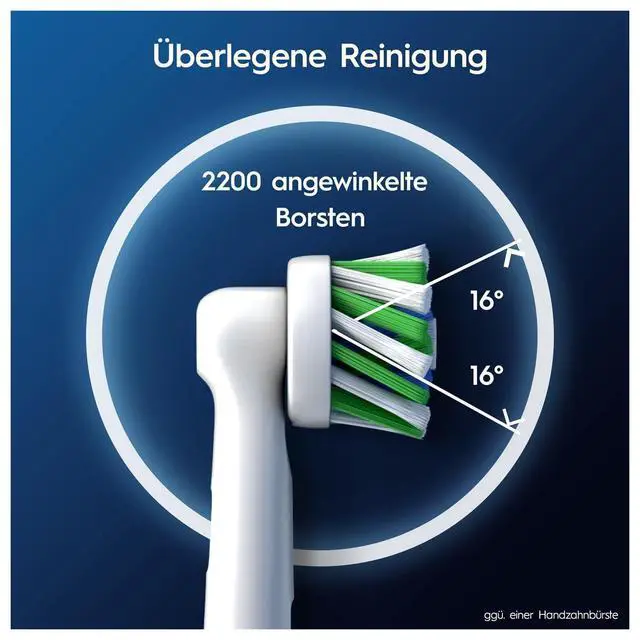 Alt view image 3 of 5 - Oral-B Pro Cross Action Replacement Brush Heads, 8 Count White, Compatible with All Rotating Oral-B Electric Toothbrushes Except iO Series