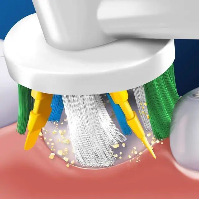 Alt view image 2 of 5 - Oral-B Pro Deep Clean Replacement Brush Heads, 4 Count, Compatible with All Rotating Oral-B Electric Toothbrushes Except iO Series