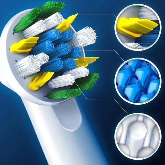 Alt view image 4 of 5 - Oral-B Pro Deep Clean Replacement Brush Heads, 4 Count, Compatible with All Rotating Oral-B Electric Toothbrushes Except iO Series