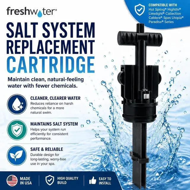 Main image of 1 Pack FreshWater Salt System Cartridge Replacement for Hot Spring & Caldera Spa Salt Water System