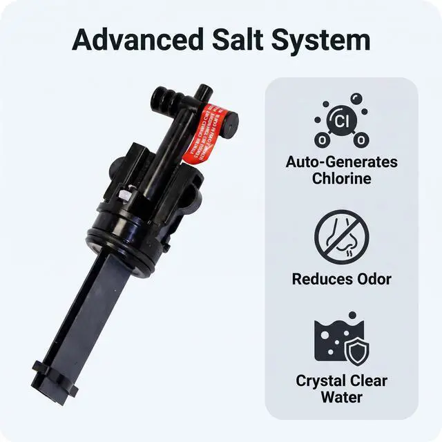 Alt view image 2 of 7 - FreshWater Salt System Replacement Cartridge 2 Pack, Chlorine Generating Cartridge Compatible with Hot Spring Highlife, Limelight, Caldera Utopia & Paradise Series Hot Tubs