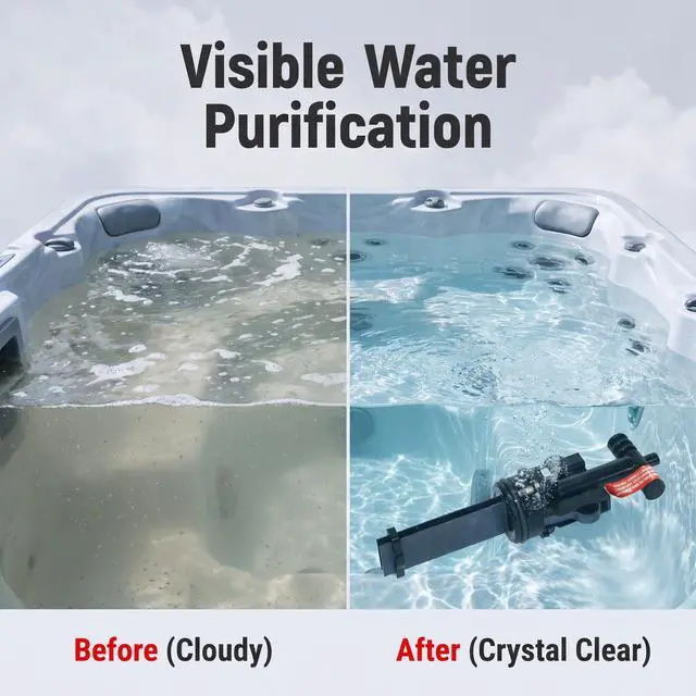 Alt view image 4 of 7 - FreshWater Salt System Replacement Cartridge 2 Pack, Chlorine Generating Cartridge Compatible with Hot Spring Highlife, Limelight, Caldera Utopia & Paradise Series Hot Tubs