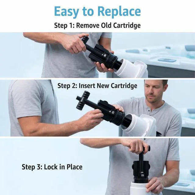 Alt view image 3 of 7 - 3 Pack FreshWater Salt System Cartridge Replacement for Hot Spring & Caldera Spa Salt Water System