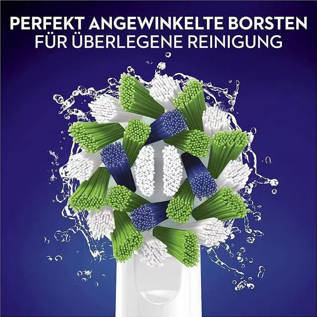 Alt view image 4 of 5 - For OralB Electric Toothbrush Replacement Heads Precision Clean, 4 Count, DeepClean Bristles for Teeth & Gum Care