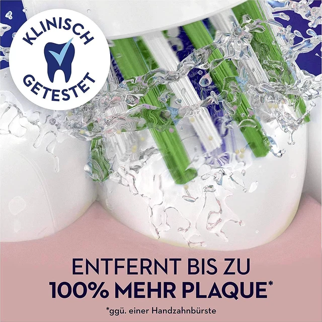 Alt view image 5 of 7 - Oral-B CrossAction Toothbrush Replacement Heads, 4 Pack, CleanMaximiser Bristles for Full Mouth Plaque Removal
