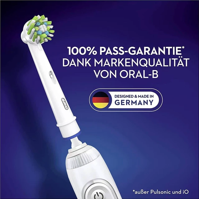 Alt view image 6 of 7 - Oral-B CrossAction Toothbrush Replacement Heads, 4 Pack, CleanMaximiser Bristles for Full Mouth Plaque Removal