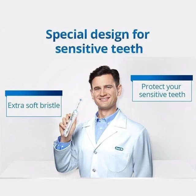 Alt view image 5 of 5 - OralB Sensitive Clean Toothbrush Replacement Heads, 8 Pack, Gentle Cleaning for Sensitive Gums