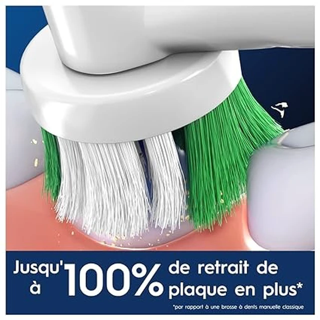 Alt view image 3 of 7 - OralB Pro Precision Clean Electric Toothbrush Heads, 4 Count, Fit Most Rotating OralB Handles