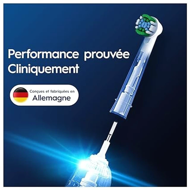 Alt view image 7 of 7 - OralB Pro Precision Clean Electric Toothbrush Heads, 4 Count, Fit Most Rotating OralB Handles