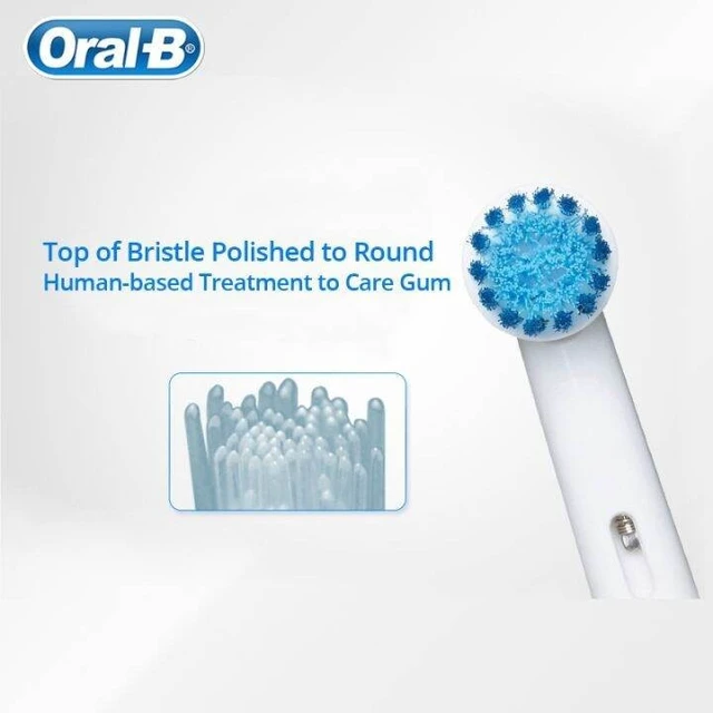 Alt view image 6 of 6 - Oral-B Sensitive Clean Replacement Brush Heads, 4 Count, Extra Soft Bristles for Gentle Gum Care, Compatible with Oral-B Electric Toothbrushes