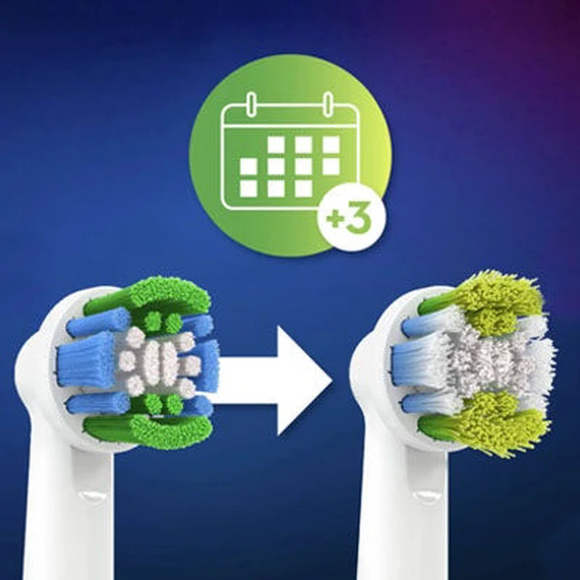 Alt view image 2 of 6 - Oral-B Precision Clean Replacement Brush Heads, 10 Count, CleanMaximiser Bristles, Removes Up To 100% More Plaque, Compatible with Oral-B Electric Toothbrushes