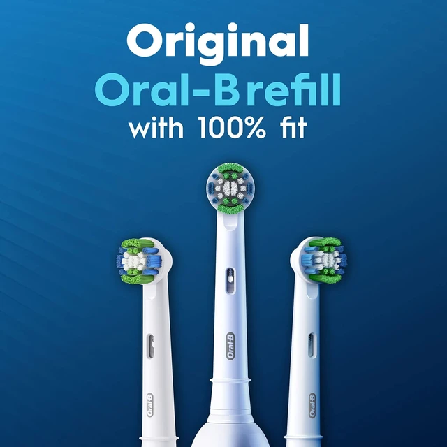 Alt view image 4 of 6 - Oral-B Precision Clean Replacement Brush Heads, 10 Count, CleanMaximiser Bristles, Removes Up To 100% More Plaque, Compatible with Oral-B Electric Toothbrushes