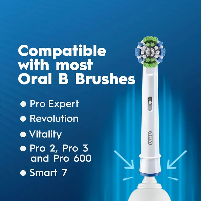Alt view image 5 of 6 - Oral-B Precision Clean Replacement Brush Heads, 10 Count, CleanMaximiser Bristles, Removes Up To 100% More Plaque, Compatible with Oral-B Electric Toothbrushes