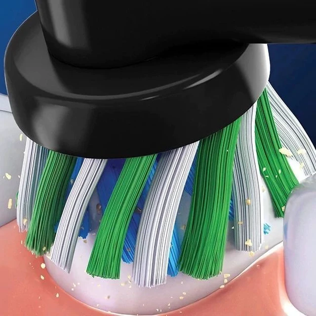 Alt view image 7 of 7 - Oral-B EB50 Pro Cross Action Electric Toothbrush Replacement Heads 4 Pack, Angled Bristles Deep Clean Between Teeth