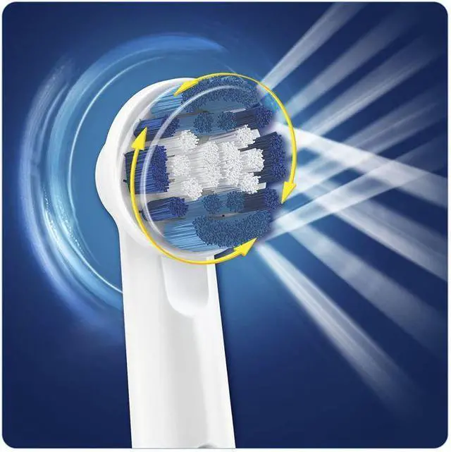 Alt view image 6 of 6 - Têtes De Brosse De Rechange Oral-B Precision Clean Originales D'Allemagne, Lot De 10