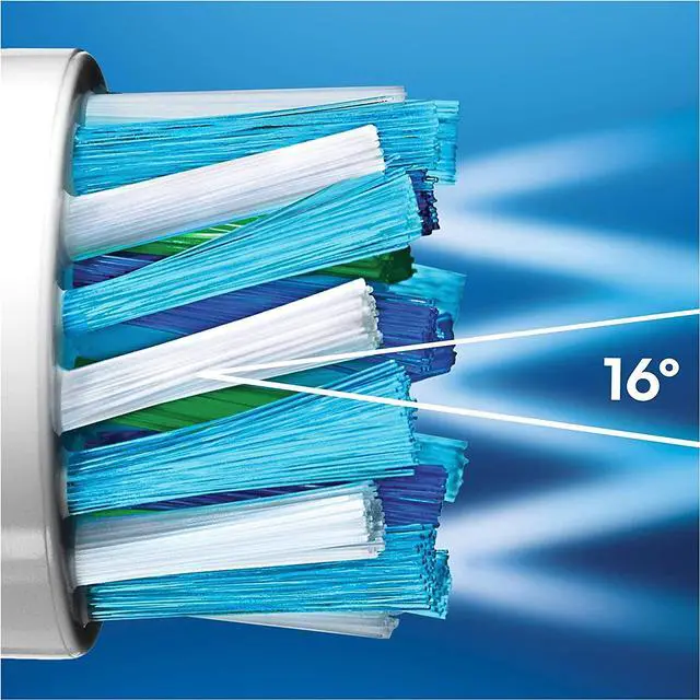Alt view image 4 of 7 - Têtes de brosse de rechange pour brosse à dents électrique Oral-B Cross Action, lot de 10