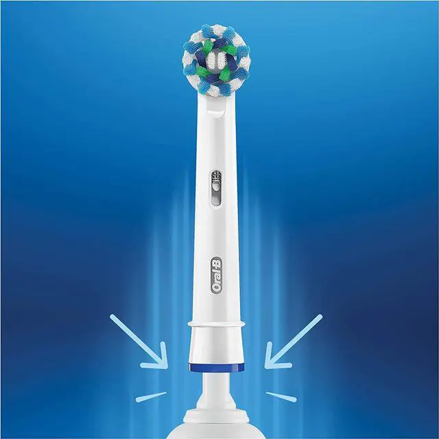 Alt view image 7 of 7 - Têtes de brosse de rechange pour brosse à dents électrique Oral-B Cross Action, lot de 10