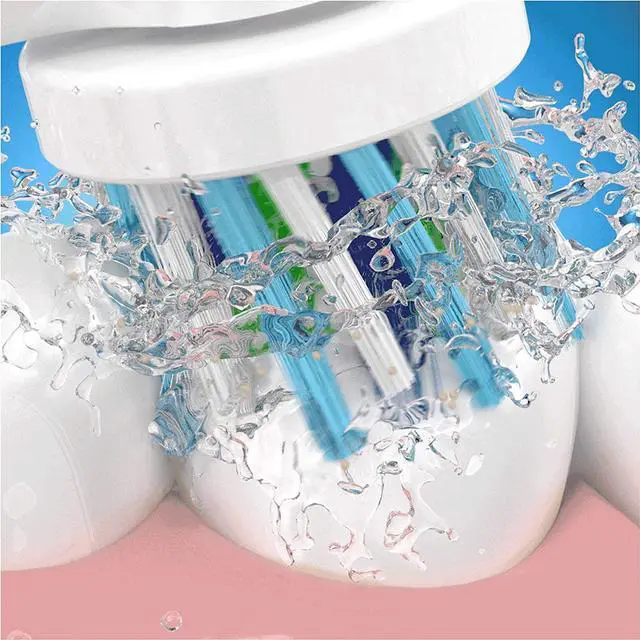 Alt view image 3 of 7 - Têtes de brosse de rechange pour brosse à dents électrique Oral-B Cross Action, lot de 10