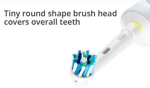 Alt view image 4 of 7 - Têtes de brosse de rechange pour brosse à dents électrique Oral-B Cross Action, lot de 4