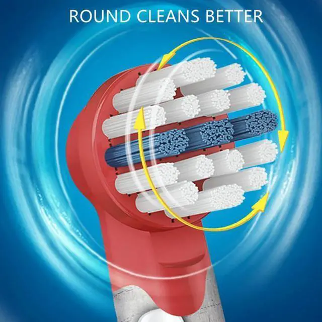 Alt view image 4 of 6 - Têtes de brosse de rechange pour brosse à dents électrique rechargeable Oral-B Kids Starwars, lot de 4