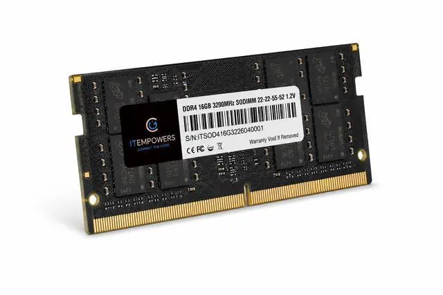 Alt view image 3 of 4 - ITEMPOWERS 16GB DDR4 3200MHz Laptop Memory RAM, 260-Pin SO-DIMM, PC4-25600, 1.2V, Non-ECC Unbuffered Notebook Memory Upgrade