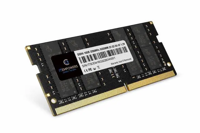 Alt view image 4 of 4 - ITEMPOWERS 16GB DDR4 3200MHz Laptop Memory RAM, 260-Pin SO-DIMM, PC4-25600, 1.2V, Non-ECC Unbuffered Notebook Memory Upgrade