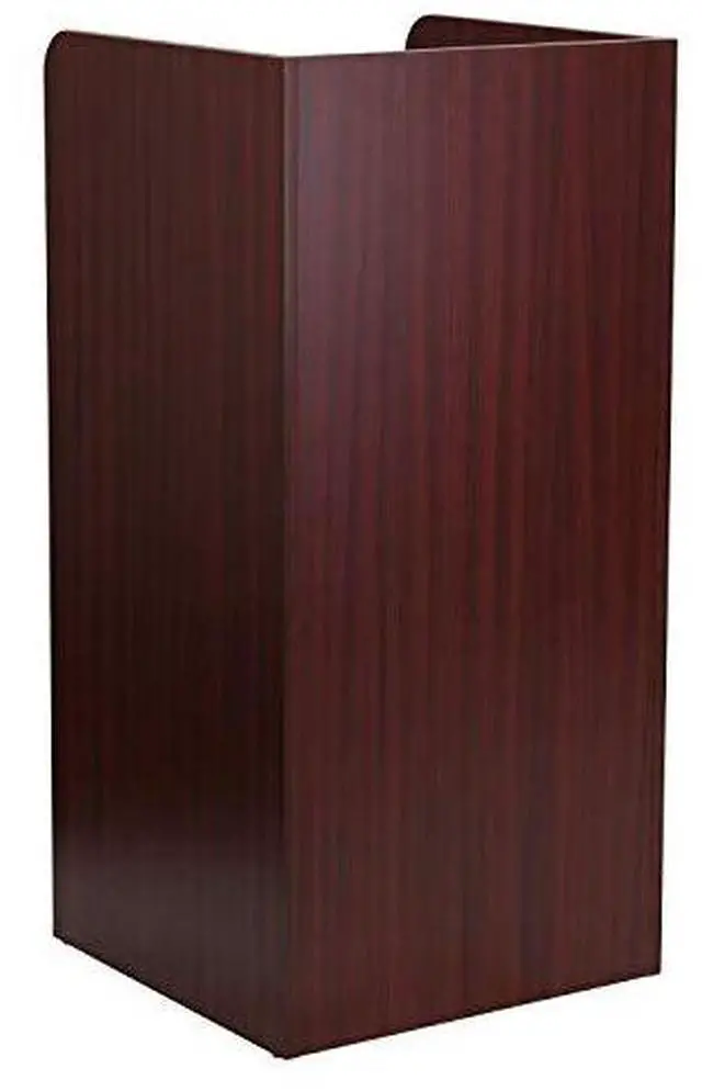 Alt view image 7 of 7 - EMMA + OLIVER Wood Tray Top Receptacle in Mahogany