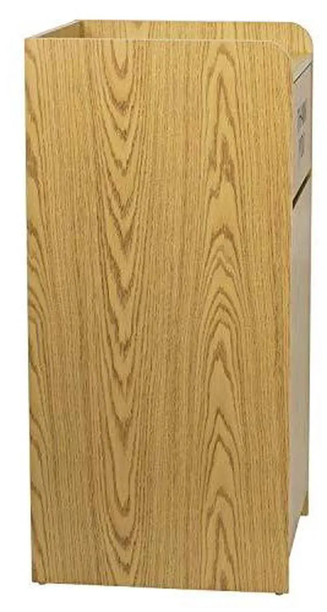 Alt view image 6 of 7 - EMMA + OLIVER Wood Tray Top Receptacle in Oak