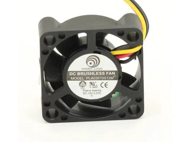 Alt view image 2 of 4 - New original POWER LOGIC PLA03010S12M 3CM 3010 DC 12V 0.07A Speed mute Beiqiao cooling fan